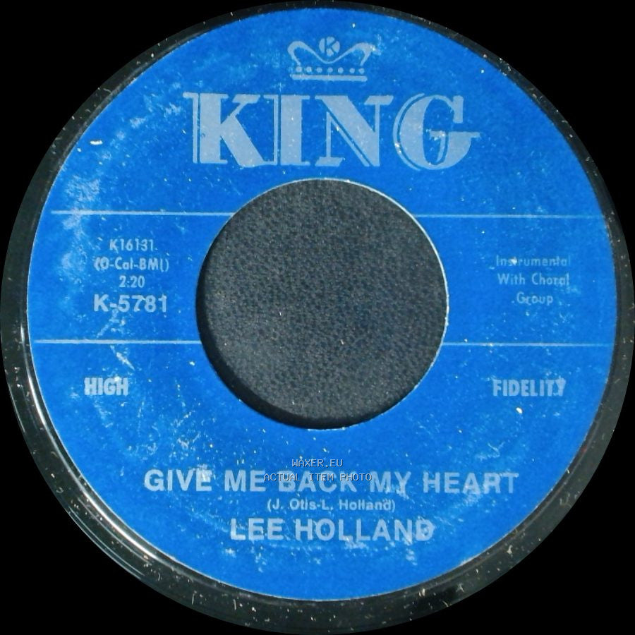 Lee Holland - Let's Stay Together / Give Me Back My Heart side A