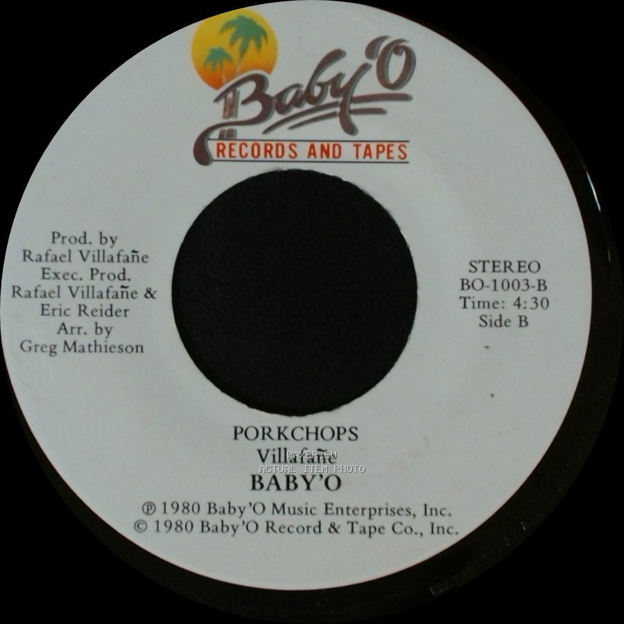 Baby'o - In The Forest / Porkchops side B
