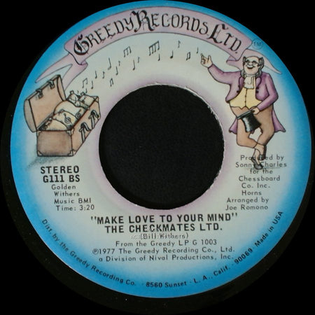 The Checkmates Ltd. - Make Love To Your Mind / I'm Laying My Heart On The Line side A