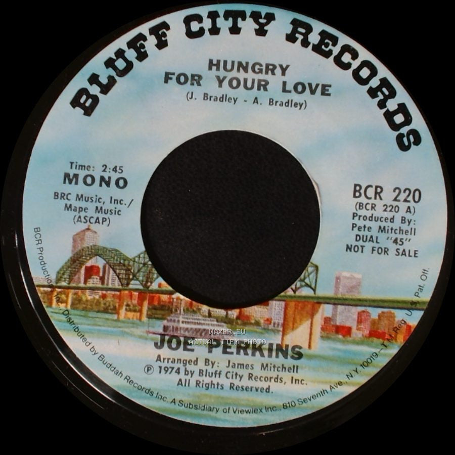 Joe Perkins - Hungry For Your Love / Hungry For Your Love side A