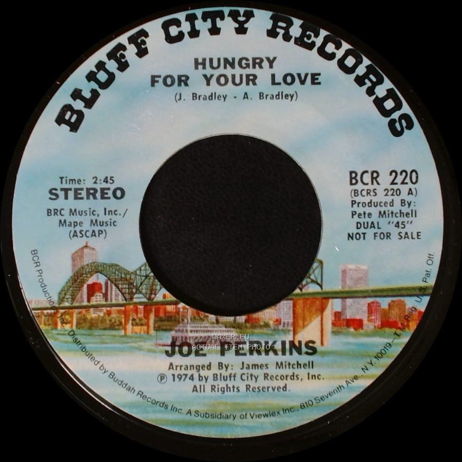 Joe Perkins - Hungry For Your Love / Hungry For Your Love side B