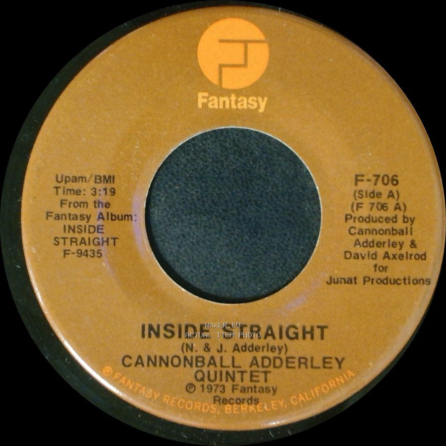 Cannonball Adderley Quintet - Inside Straight / Saudade side A
