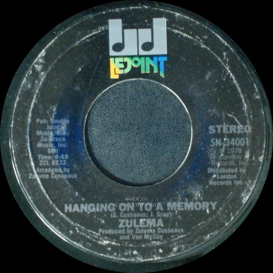 Zulema - Change / Hanging On To A Memory side A