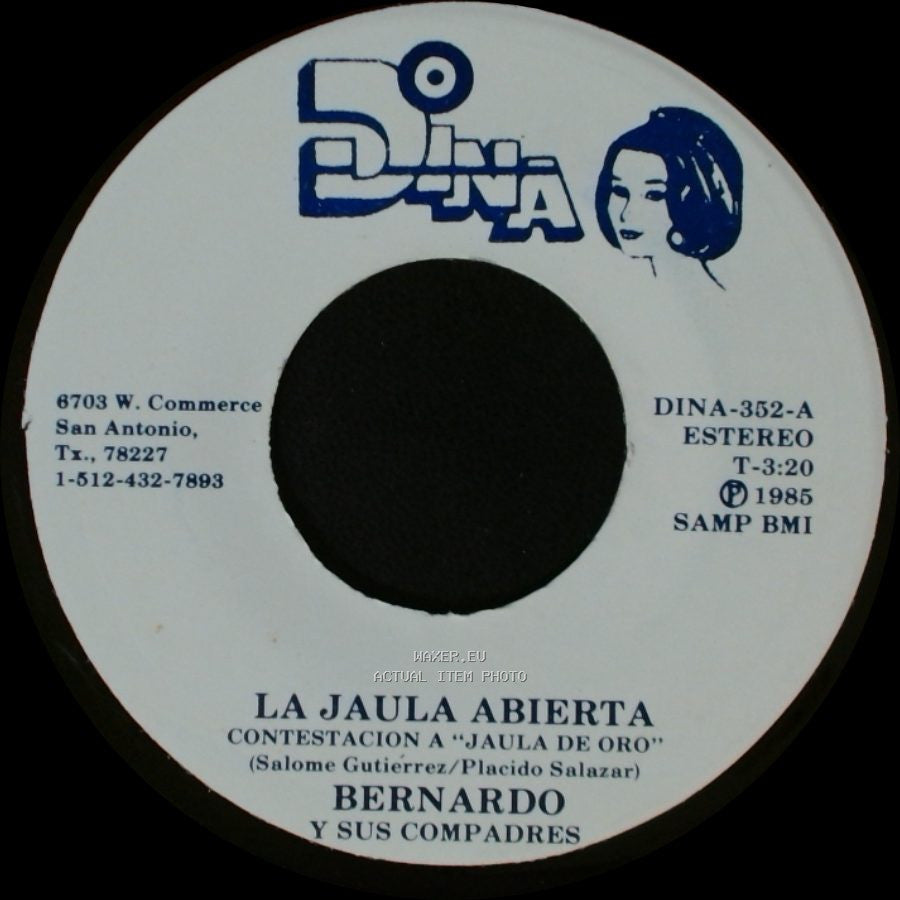 Bernardo Y Sus Compadres - La Jaula Abierta / Queta's Polka side A