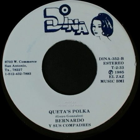 Bernardo Y Sus Compadres - La Jaula Abierta / Queta's Polka side B