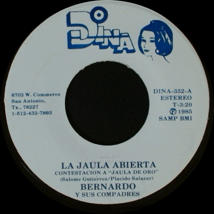 Bernardo Y Sus Compadres - La Jaula Abierta / Queta's Polka side A