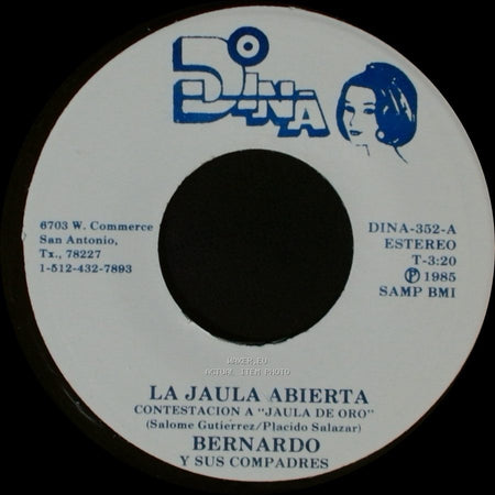Bernardo Y Sus Compadres - La Jaula Abierta / Queta's Polka side B