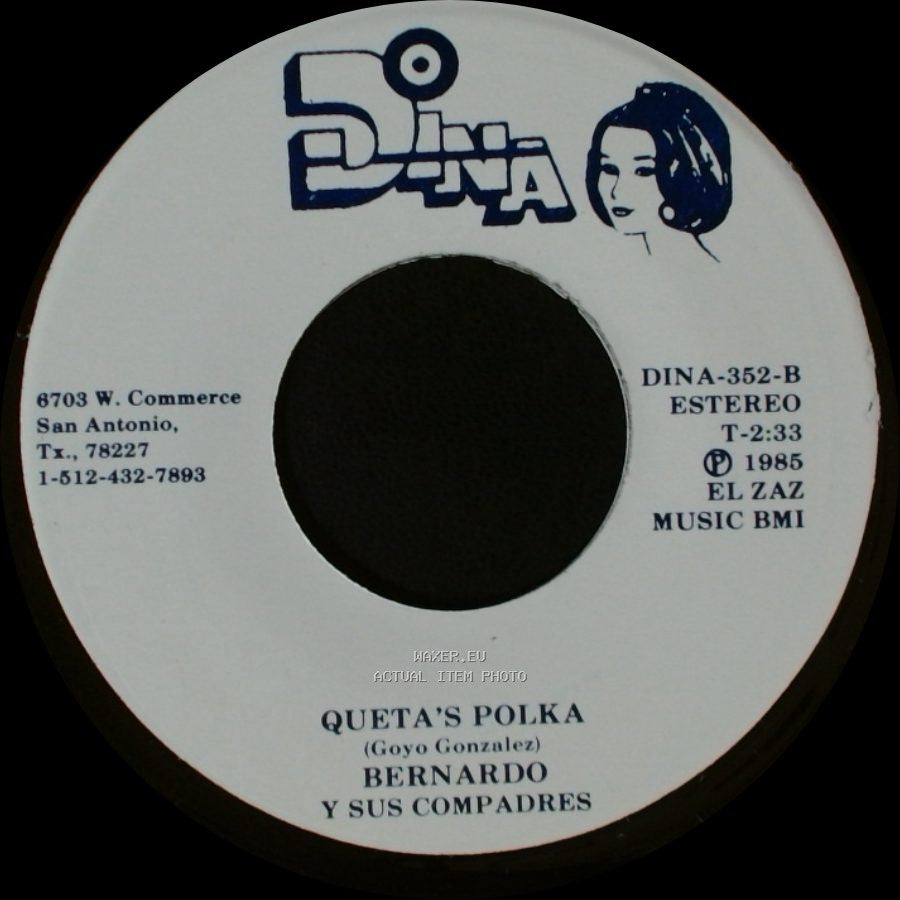 Bernardo Y Sus Compadres - La Jaula Abierta / Queta's Polka side A