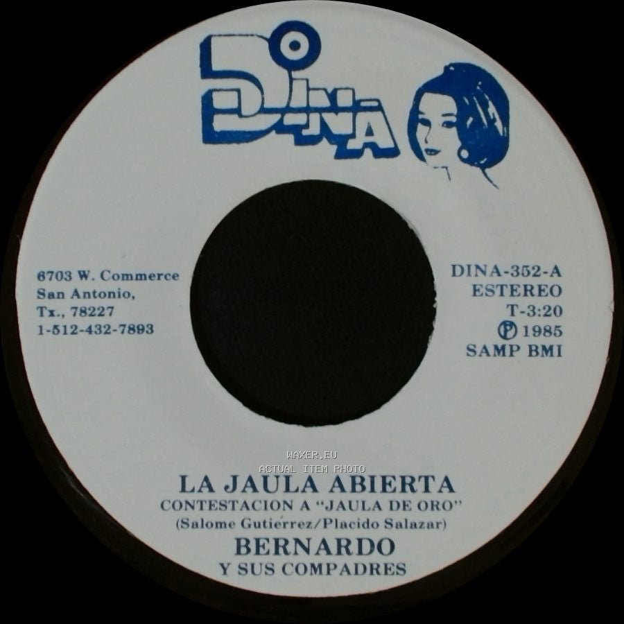 Bernardo Y Sus Compadres - La Jaula Abierta / Queta's Polka side B