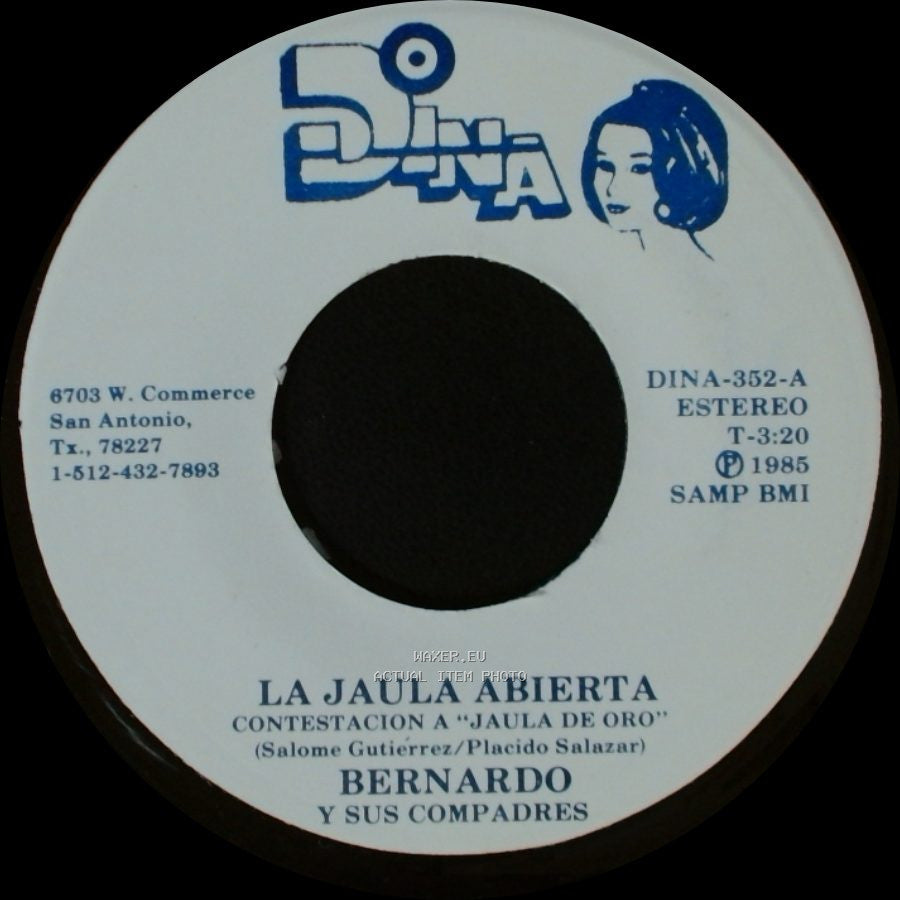 Bernardo Y Sus Compadres - La Jaula Abierta / Queta's Polka side A