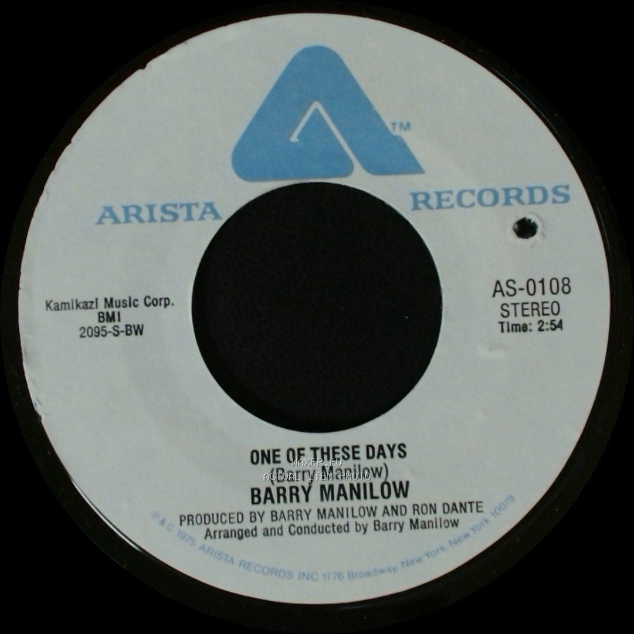 Barry Manilow - It's A Miracle / One Of These Days side A