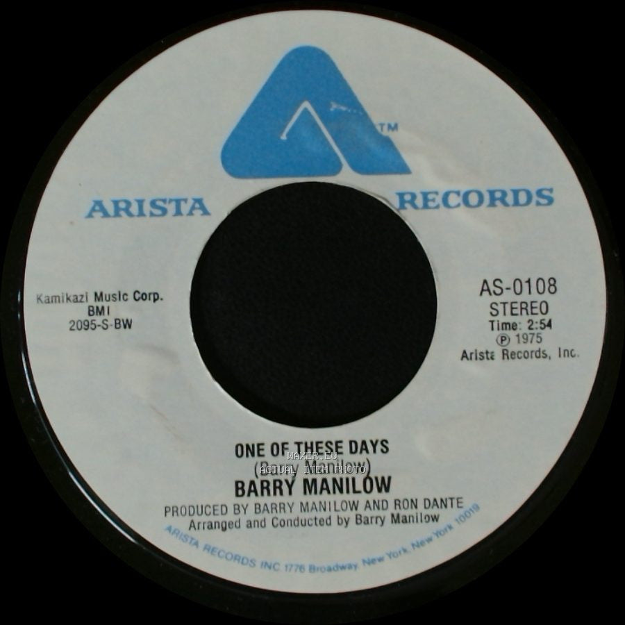 Barry Manilow - It's A Miracle / One Of These Days side A