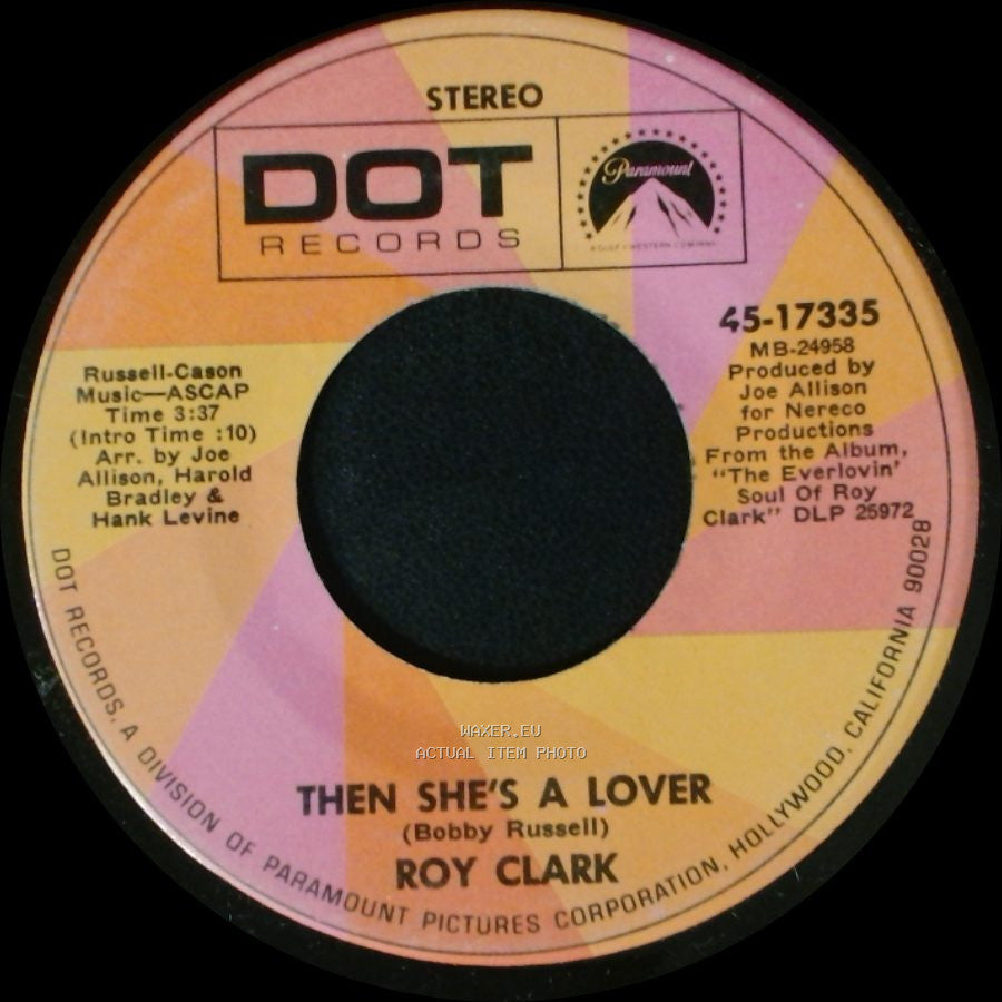 Roy Clark - Say Amen / Then She's A Lover side B