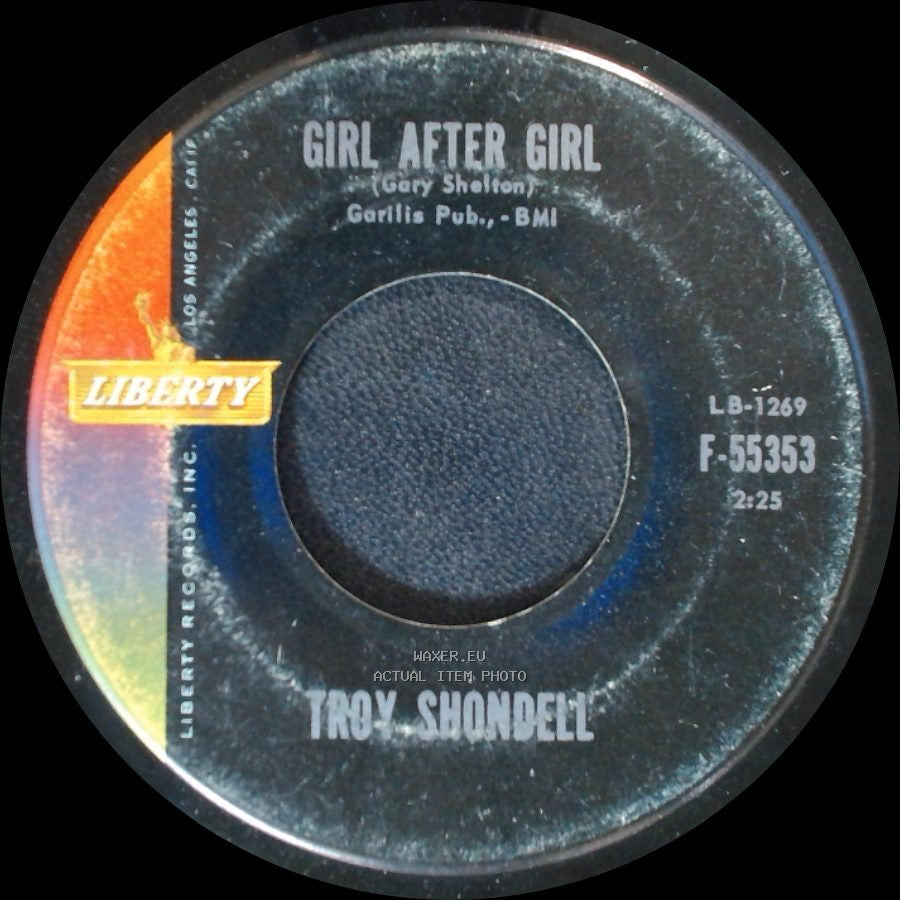 Troy Shondell - Girl After Girl / This Time side A