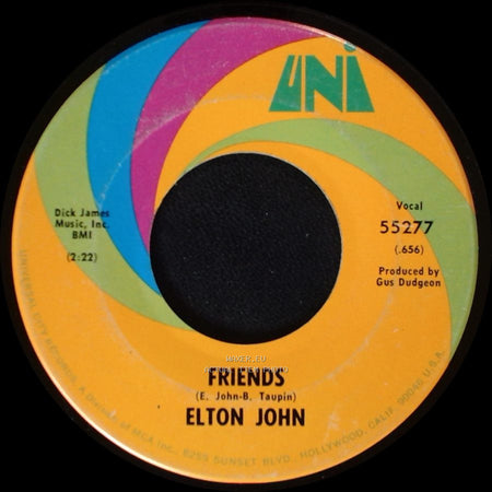 Elton John - Honey Roll / Friends side B