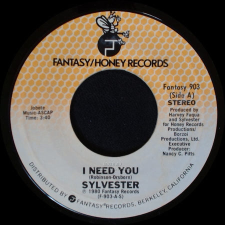 Sylvester - I Need You / Doin' It For The Real Thing side A