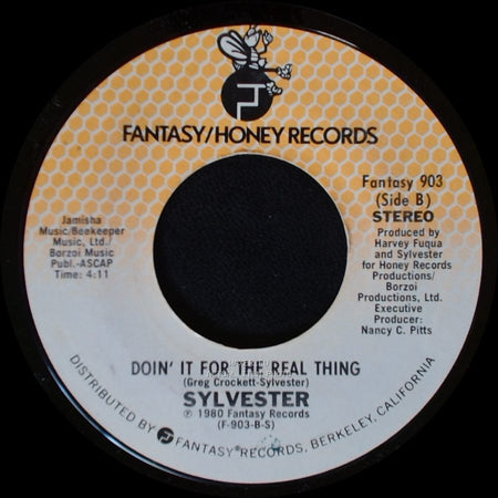 Sylvester - I Need You / Doin' It For The Real Thing side B