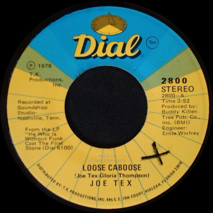 Joe Tex - Music Ain't Got No Color / Loose Caboose side A
