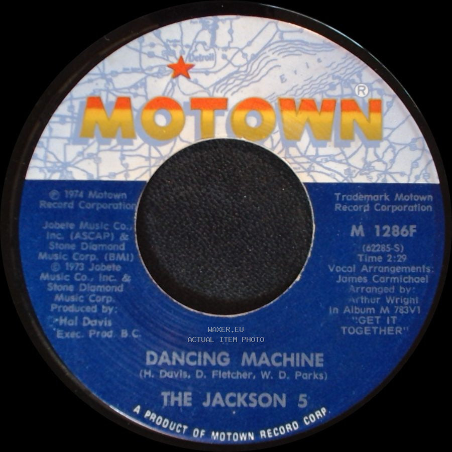 The Jackson 5 - It's Too Late To Change The Time / Dancing Machine side B