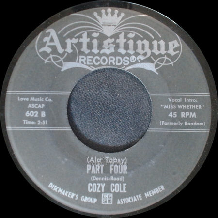 Cozy Cole - Part Three / Part Four side B