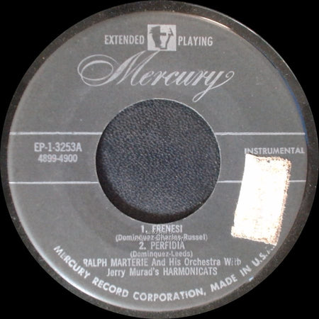 Ralph Marterie And His Orchestra With Jerry Murad's Harmonicats - Indian Summer / What Is This Thing Called Love / 1. Frenesi / 2. Perfidia side B
