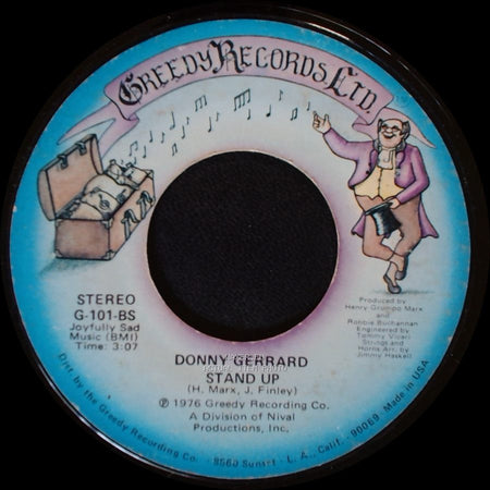 Donny Gerrard - Words (Are Impossible) / Stand Up side B