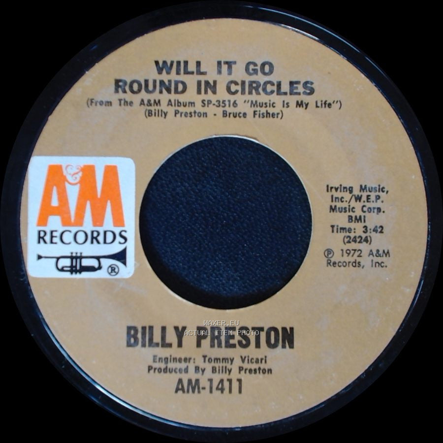 Billy Preston - Will It Go Round In Circles / Blackbird side A