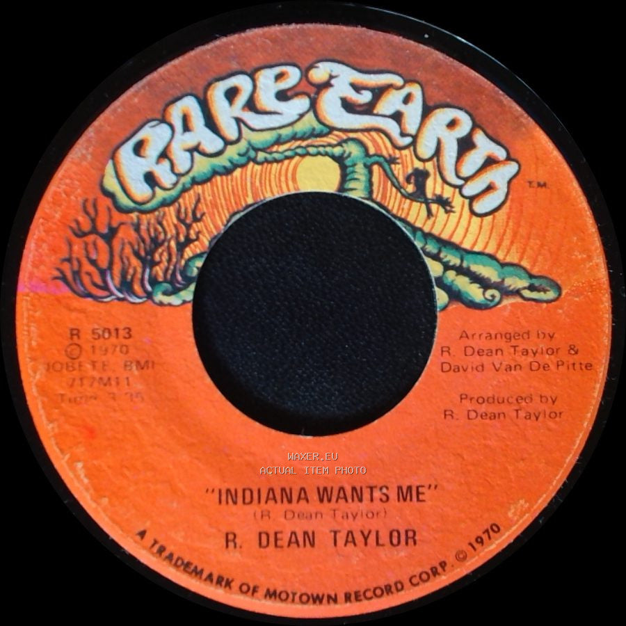 R. Dean Taylor - Love's Your Name / Indiana Wants Me side B