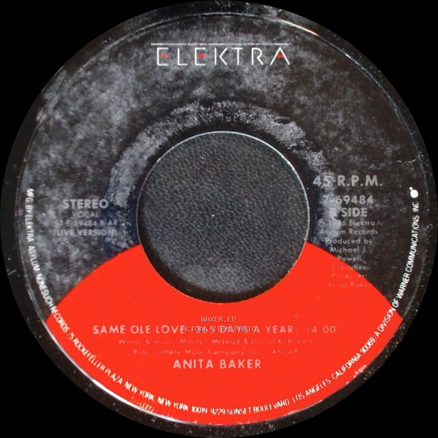 Anita Baker - Same Ole Love (365 Days A Year) / Same Ole Love (365 Days A Year) side B