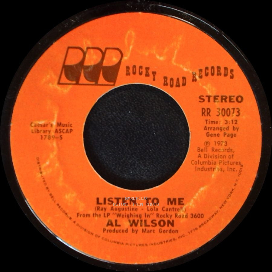 Al Wilson - Listen To Me / Show And Tell side A