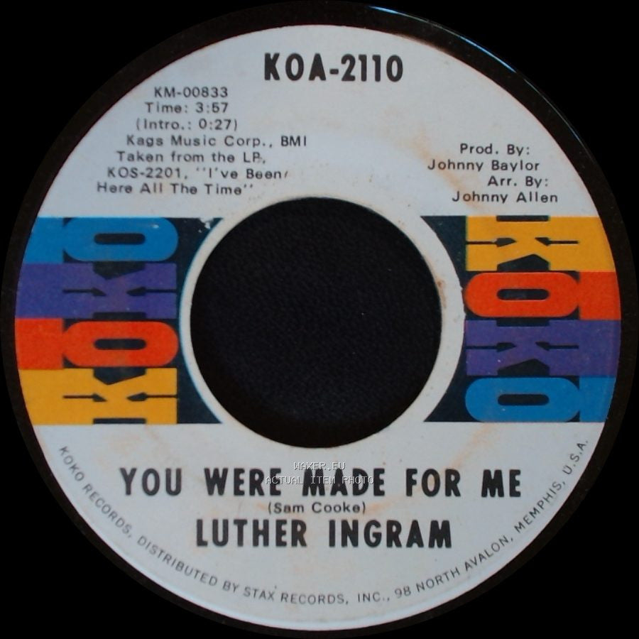 Luther Ingram - Missing You / You Were Made For Me side B