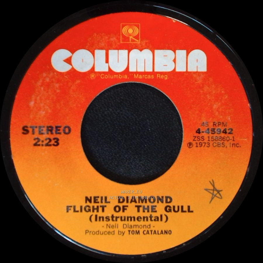 Neil Diamond - Flight Of The Gull (Instrumental) / Be side A