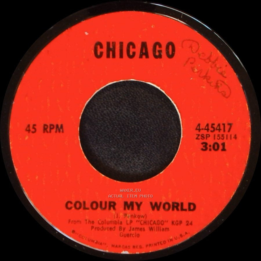 Chicago - Colour My World / Beginnings side A