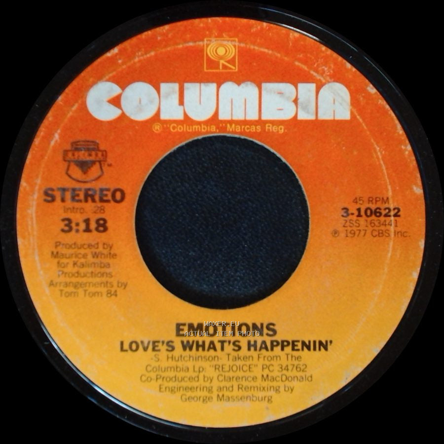 Emotions - Don't Ask My Neighbors / Love's What's Happenin' side B