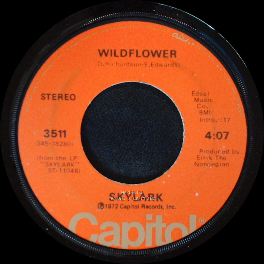 Skylark - The Writing's On The Wall / Wildflower side B