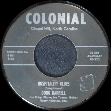 Doug Harrell - Hospitality Blues / Exsanguination Blues side A