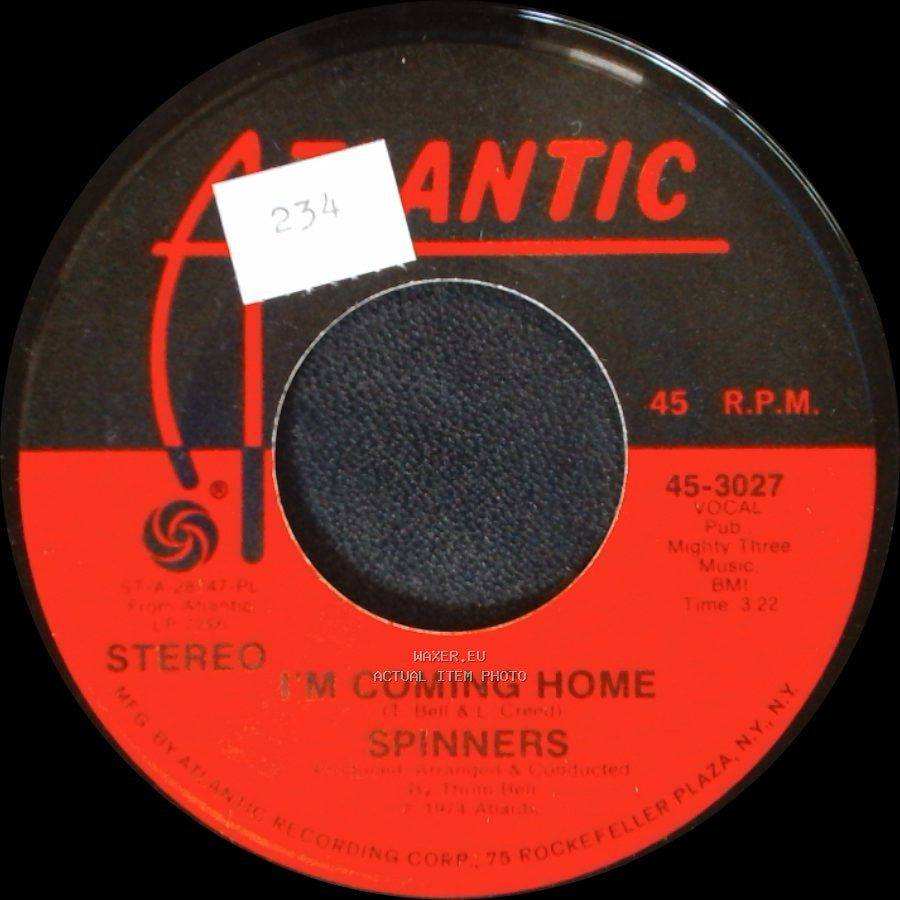 Spinners - He'll Never Love You Like I Do / I'm Coming Home side B