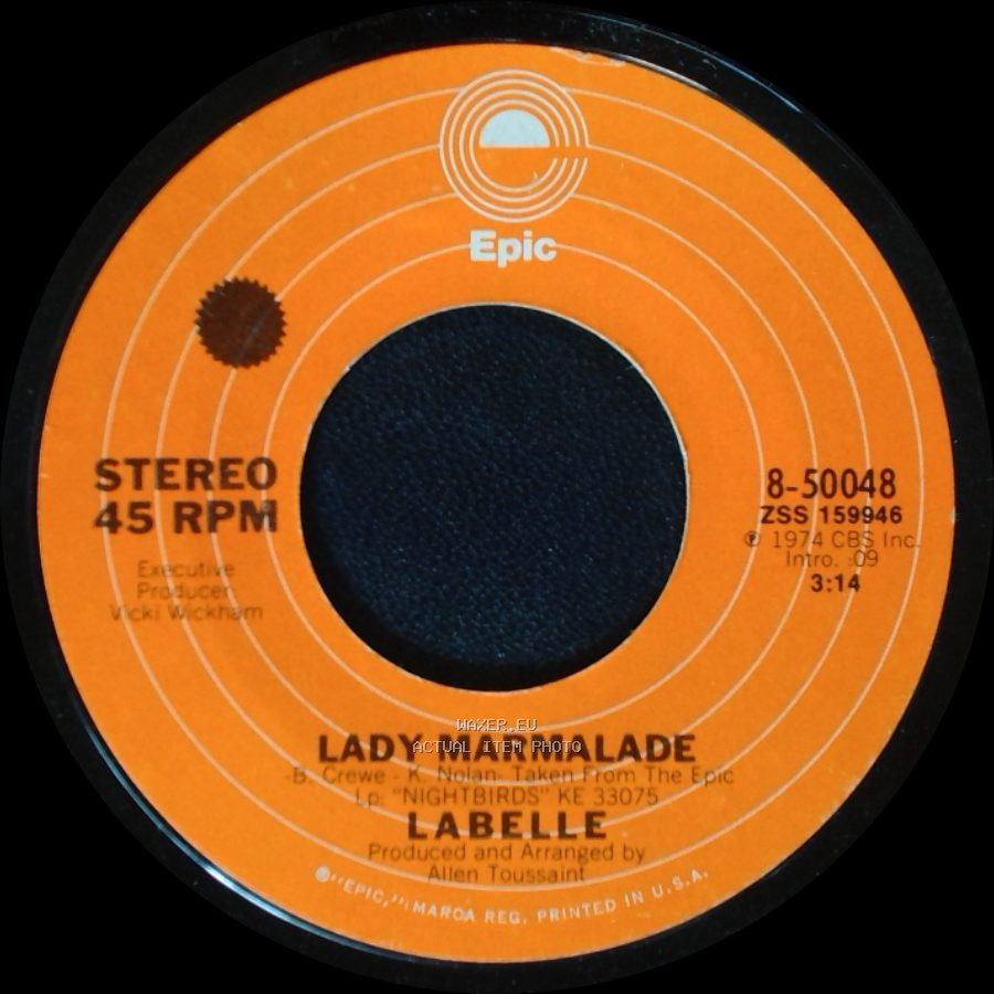 Labelle - Lady Marmalade / Space Children side A