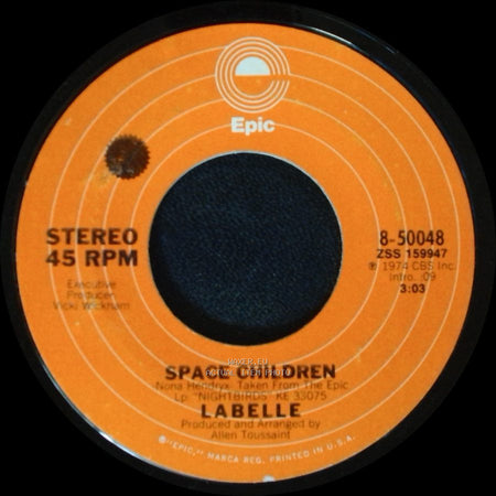 Labelle - Lady Marmalade / Space Children side B