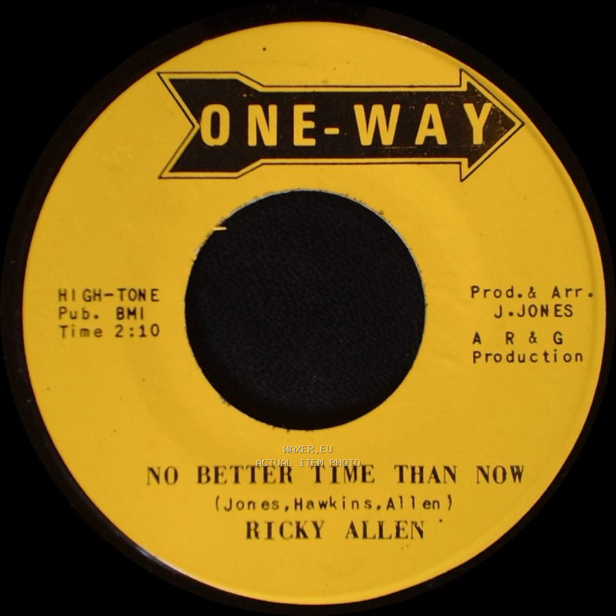 Ricky Allen - Talk' En About You Baby / No Better Time Than Now side B