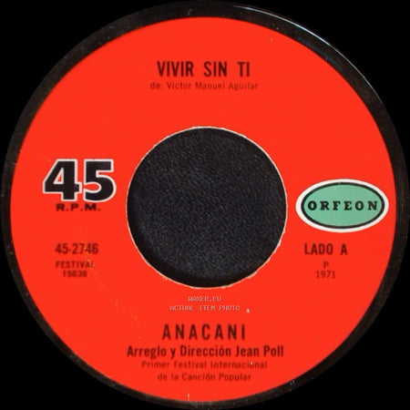 Anacani - Vivir Sin Ti / Yo Se Que Es Muy Tarde side A