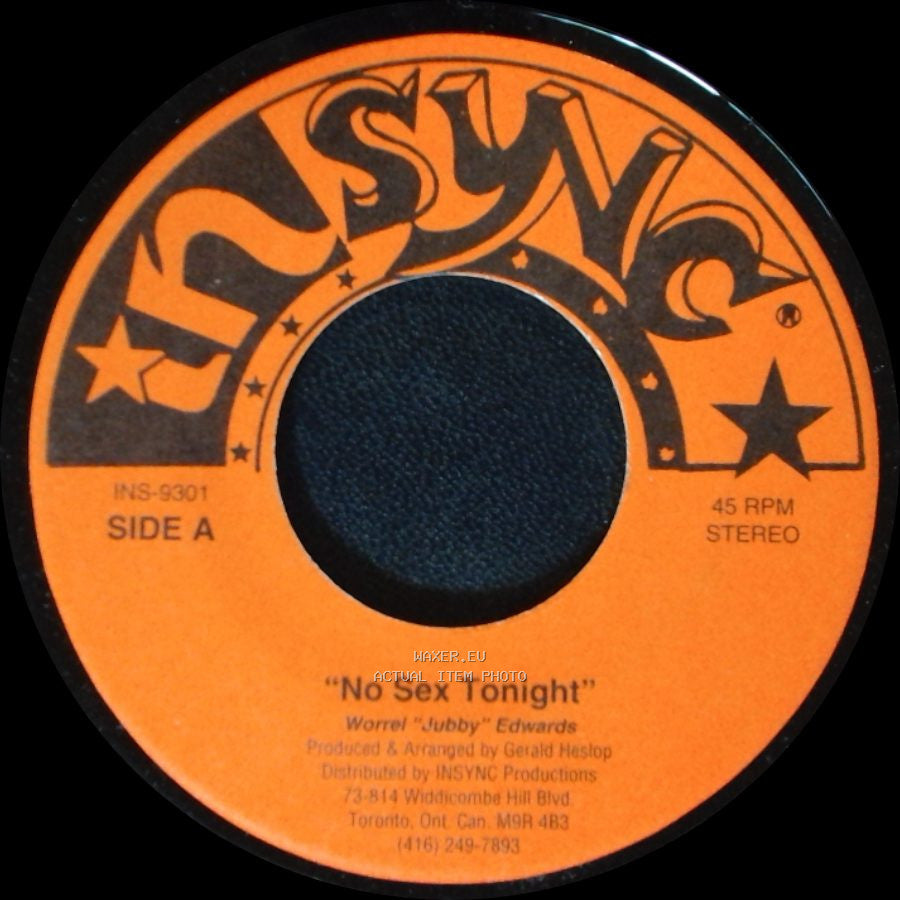 Gerald 'mango' Heslop - No Sex Tonight / No Sax Tonight side A