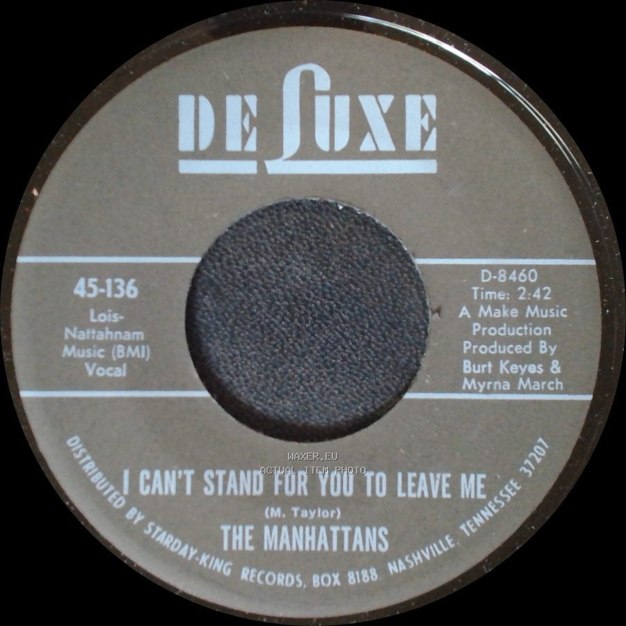 The Manhattans - Do You Ever / I Can't Stand For You To Leave Me side A