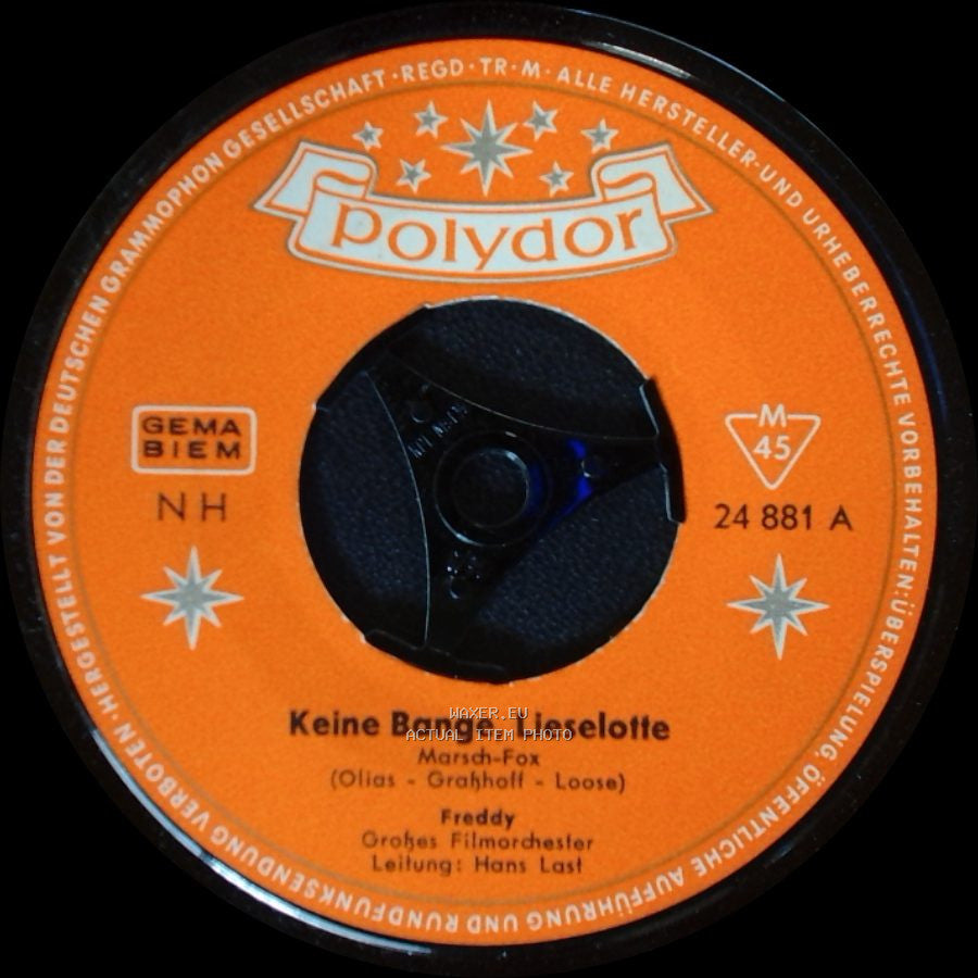 Freddy - Keine Bange, Lieselotte / In Hongkong, Da Hat Er 'ne Kleine side A