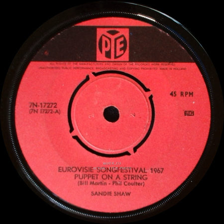 Sandie Shaw - Puppet On A String / Had A Dream Last Night side A