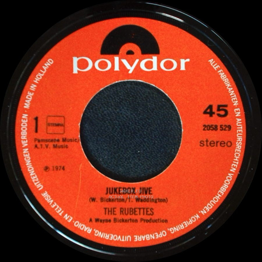 The Rubettes - Jukebox Jive / Forever side A