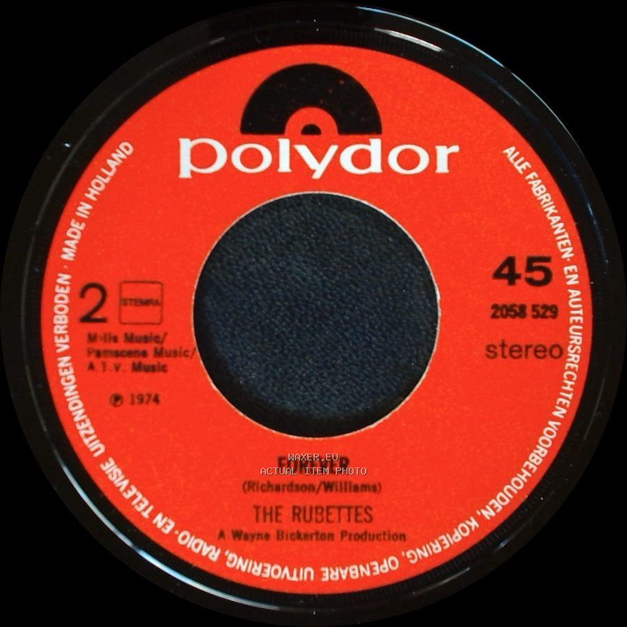 The Rubettes - Jukebox Jive / Forever side B