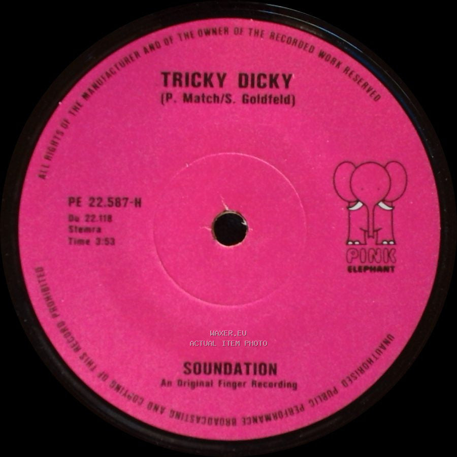 Soundation - Goodbye Forever / Tricky Dicky side B