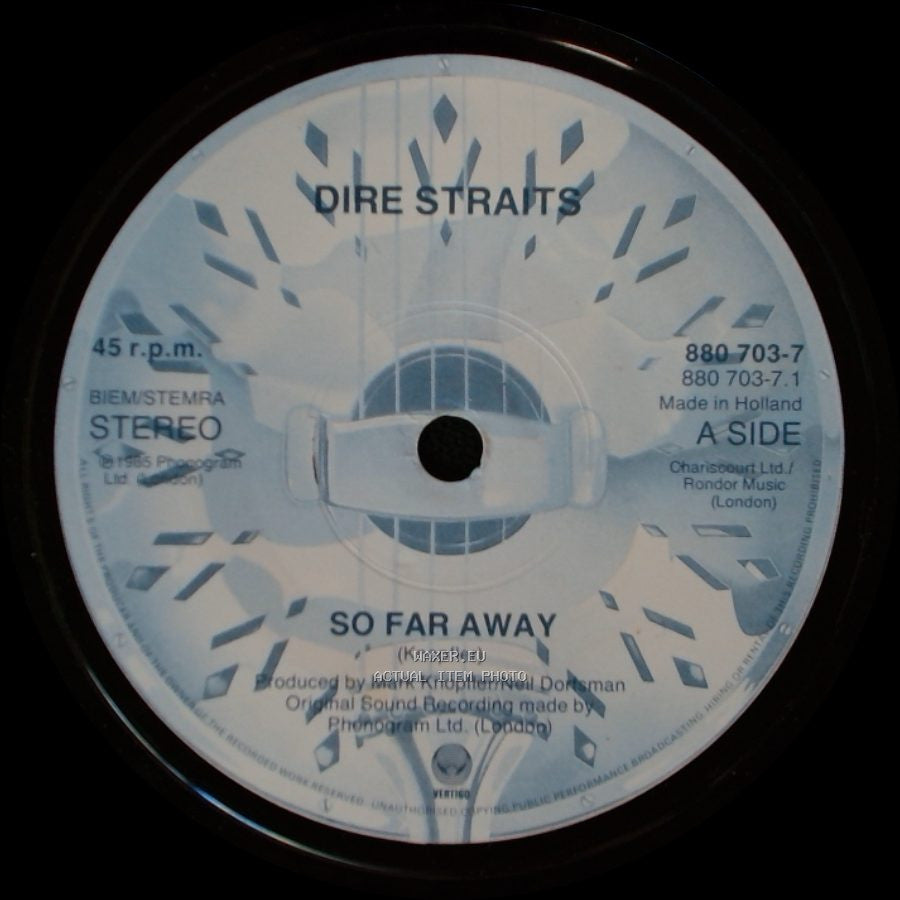 Dire Straits - So Far Away / Walk Of Life side A
