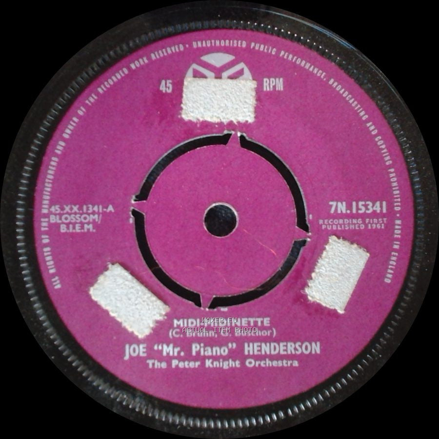 Joe "Mr. Piano" Henderson - Little Italy / Midi-Midinette side B